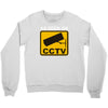 as seen on cctv chav rude,funny,cool,modern,fun Crewneck Sweatshirt
