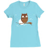 nocturnowl Ladies Fitted T-Shirt