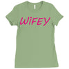 wifey Ladies Fitted T-Shirt