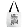 This Guy Is Taken By A Super Sexy September Girlfriend Tote Bags