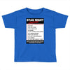 funny stag night checklist, ideal gift, christmas present Toddler T-shirt