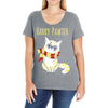 pawter cat Ladies Curvy T-Shirt