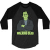 old school zombie 3/4 Sleeve Shirt