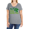 my 1st saint paddyday Ladies Curvy T-Shirt