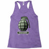 hand grenade military army Racerback Tank