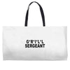 grill sergeant Weekender Totes