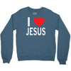 i love jesus Crewneck Sweatshirt