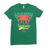 California Summer Ladies Fitted T-Shirt