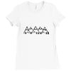 mountains tee Ladies Fitted T-Shirt