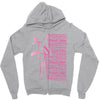 breast cancer Zipper Hoodie