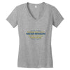 nicer person Women's V-Neck T-Shirt