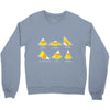 candy corn are triangles Crewneck Sweatshirt