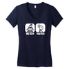 my girl your girl funny Women's V-Neck T-Shirt