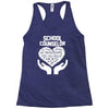 school counselor Racerback Tank