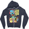 dope jams zombie Zipper Hoodie