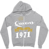 queens are born in 1971 Zipper Hoodie