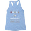 santa aquarius christmas ugly t shirts Racerback Tank