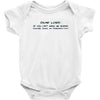 funny t shirt dear lord if you can't make me skinny Baby Onesie