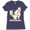 heimschei&szlig;er funny Ladies Fitted T-Shirt