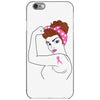 breast cancer girl power iPhone 6/6s Case