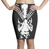 wolverine avengers inspired superhero Pencil Skirts