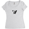w clam Women's Triblend Scoop T-shirt