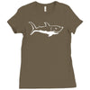 hai haie selachii shark der wei&szlig;e hai jaws neu Ladies Fitted T-Shirt
