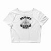 mugatu gym suit Crop Top