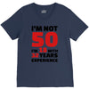 i am not 50 V-Neck Tee