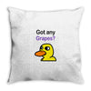 got any grapes Throw Pillow
