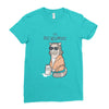 the big meowski Ladies Fitted T-Shirt