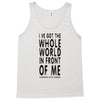 official t shirt red sleeping with sirens whole world lyrics all sizes Tank Top