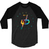 jake paul colorful 3/4 Sleeve Shirt