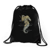 sea chariot Drawstring Bags