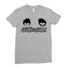 geeks vs nerds Ladies Fitted T-Shirt