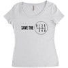 save the manual transmissions black (stick shift) Women's Triblend Scoop T-shirt