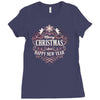 christmas happy new years Ladies Fitted T-Shirt