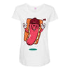 cool hotdog Maternity Scoop Neck T-shirt