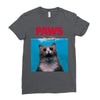 Jaws Parody Paws Ladies Fitted T-Shirt