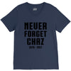 Never Forget Chaz V-Neck Tee