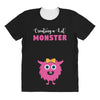 Creating a Lil Monster Baby Girl All Over Women's T-shirt