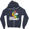 feeling stabby Zipper Hoodie