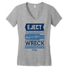 eject yourself Women's V-Neck T-Shirt