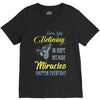 Butterfly Miracles V-Neck Tee