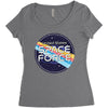 United States Space Force wint Planet Women's Triblend Scoop T-shirt