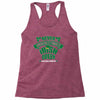 never underesmate irish queen Racerback Tank