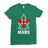 Thirty Seconds To Mars With Eagle Ladies Fitted T-Shirt