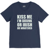 kiss me i'm drunk or irish V-Neck Tee