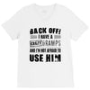 Back Off Crazy Gramps Afraid To Use Him V-Neck Tee