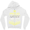 military, proud us army brother veteran u Zipper Hoodie